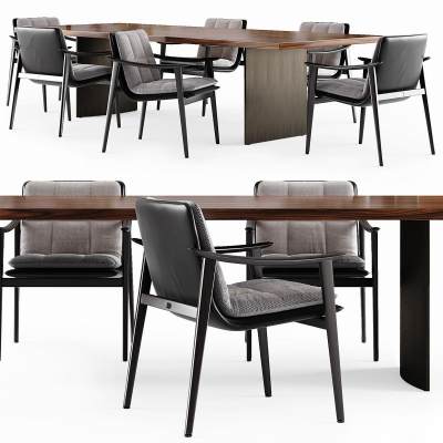 现代餐桌椅组合-170